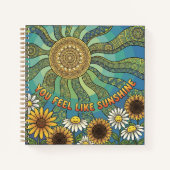 You Feel Like Sunshine Spiral Notebook ノートブック (正面)