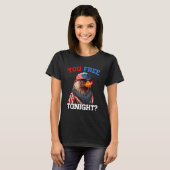 You Free Tonightアメリカ国旗Bald Eagle 7月4日 Tシャツ (正面フル)