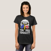 You Free Tonight Bald Eagle American Flag Happy 4t Tシャツ (正面フル)