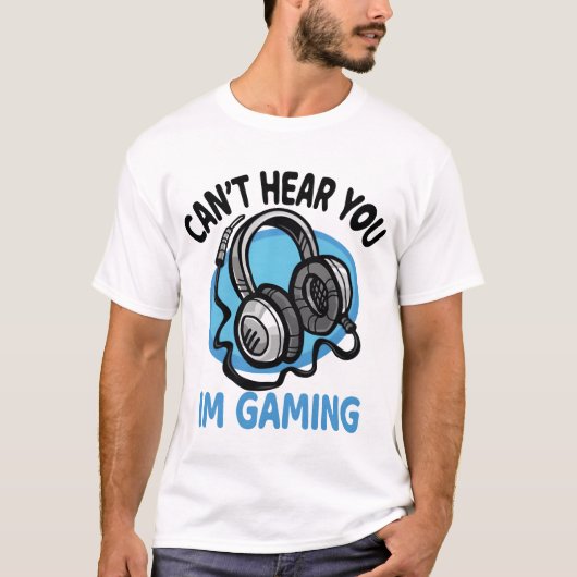 you gaming boy gift friends tシャツ (正面)