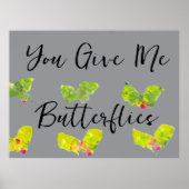 You Give Me Butterflies ポスター (正面)