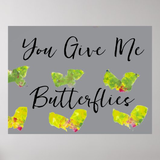 You Give Me Butterflies ポスター (正面)