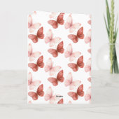 You Give Me Butterflies Love カード (裏面)