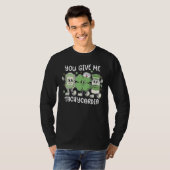 You Give Me Tachycardia ICU Nurse St Patrick's Day Tシャツ (正面フル)