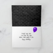 You Glow Girl Sign on Brick Wall カード (内部)