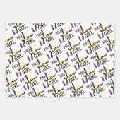 You Glow Girl Wrapping紙フラットシートセット3 ラッピングペーパーシート (正面3)