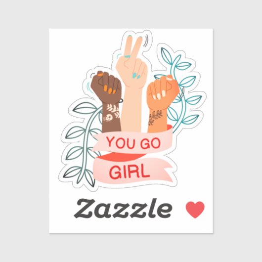 You Go Girl シール (シート)