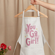 You Go Girl | 励ましのピンクエプロン