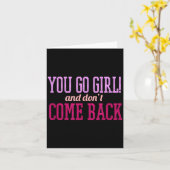 You Go Girl And Don't Come Back  カード (黄色い花)