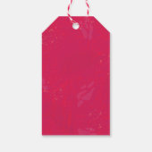 You Go Girl Tropical Pink Flamingo ギフトタグ (裏面)