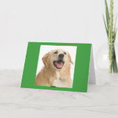 You Golden Retriever Pippy Dog恋しく思グリーティングカード カード (裏面)