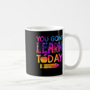 You Gon'学 Todayおもしろい先生絞り染めSに戻る コーヒーマグカップ