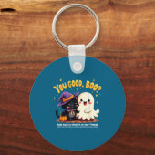 You Good, Boo_ Suicide Prevention Halloween Mental キーホルダー (正面)