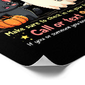 You Good, Boo_ Suicide Prevention Mental Health Ha ポスター (角)