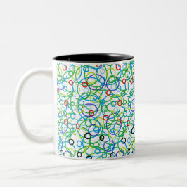 You Got Me Going in Circles Coffee Mug Coffee Cup ツートーンマグカップ