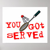 You Got Served Badminton ポスター (正面)