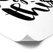 "You Got This" - Bold Minimalist Motivational Typo ポスター (角)