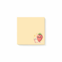 You Got This! Cheerful Strawberry Notes