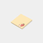 You Got This! Cheerful Strawberry Post-It Notes ポストイット (アングル)