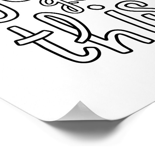 You Got This, Cute Motivational ポスター (角)