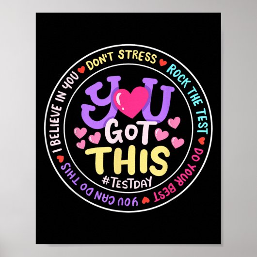 You Got This Don't Stress Do Your Motivational Tes ポスター (正面)