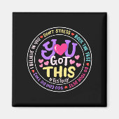 You Got This Don't Stress Do Your Motivational Tes マグネット (正面)