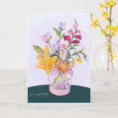 You Got This Encouragement  Greeting Card カード (黄色い花)