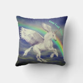 You Got This Flying Unicorn Rainbow Inspirational クッション (裏面)