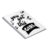 you got this girl ノートブック (右側)
