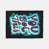 You Got This Insrational Motivational Quote Saying フリースブランケット (正面(横))