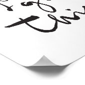 You got this Minimalist Motivational Inspirational ポスター (角)