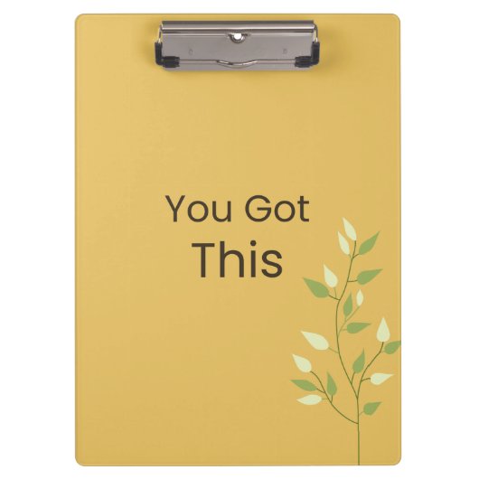 You Got This Motivational Clipboard クリップボード (正面)