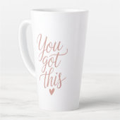 You Got This — Motivational Quote Coffee Tasses カフェラテマグ (左アングル)