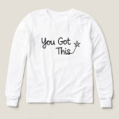 "You Got This" Motivational Star Design (デザイン正面)