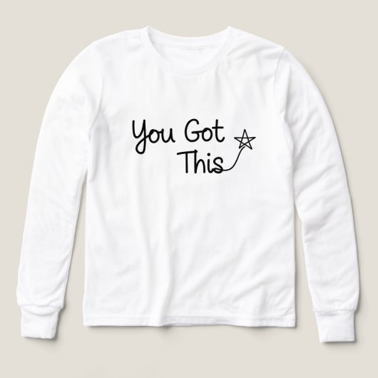 "You Got This" Motivational Star Design (デザイン正面)