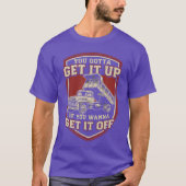 You Gotta Get Funny Dumpruck Driverrucking Dad Men Tシャツ (正面)