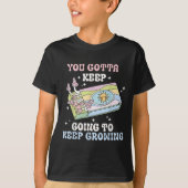 You Gotta Keep Going To Keep Growing Motivational Tシャツ (正面)