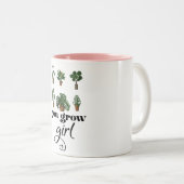 You Grow Girl おもしろい plante lovers ツートーンマグカップ (正面右)