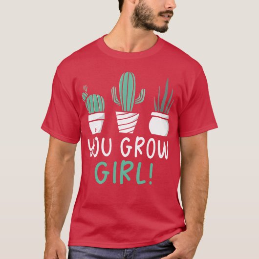 You Grow Girl 70s retro Tシャツ (正面)