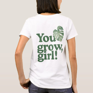 You Grow, Girl - Monstera Albo Tee Shirt Tシャツ