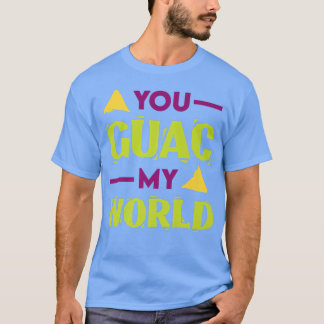 You Guac My World Guacamole Rock Punアボカド食品 Tシャツ