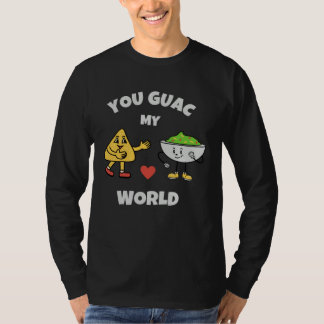 You Guac My World Valentines Day Avocado Pun Love  Tシャツ