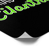 You Had Me At Cilantro Funny Herb Food Quote  ポスター (角)