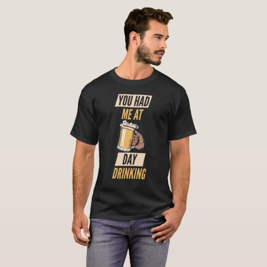 You Had Me At Day Drinking Retro Beach Cruise 4 Tシャツ (正面フル)