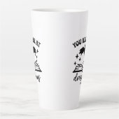 You Had Me at Dragons カフェラテマグ (正面)