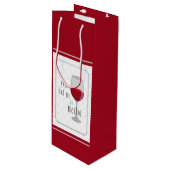 You Had Me at Merlot Gift Bag ワインギフトバッグ (正面アングル)