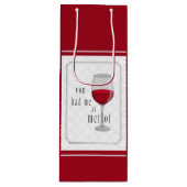 You Had Me at Merlot Gift Bag ワインギフトバッグ (正面)