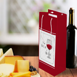 You Had Me at Merlot Gift Bag ワインギフトバッグ