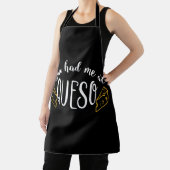 You Had Me At Queso Funny Food Cheese Nachos Tee エプロン (インサイチュ)