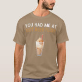 You Had Me At Root Beer Float Shirt Funny Root Bee Tシャツ (正面)